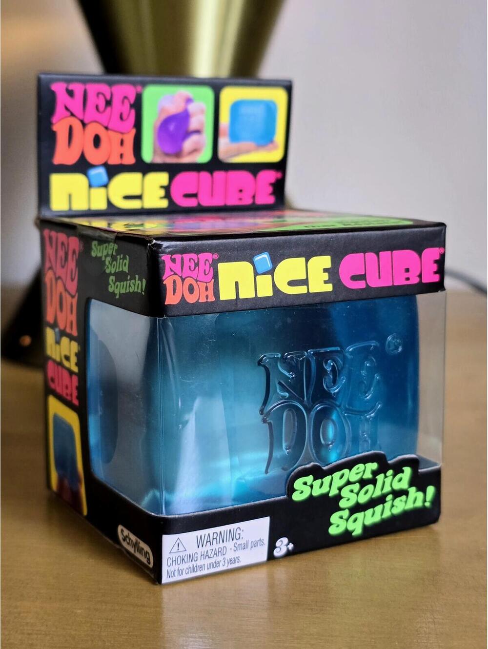 NIB Needoh Nice Cube - Blue